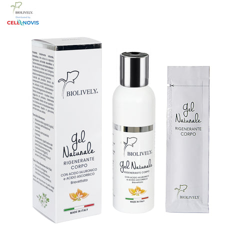 Natural Regenerating Body Gel-BIOLIVELY-with Ascorbic Acid and Hyaluronic Acid