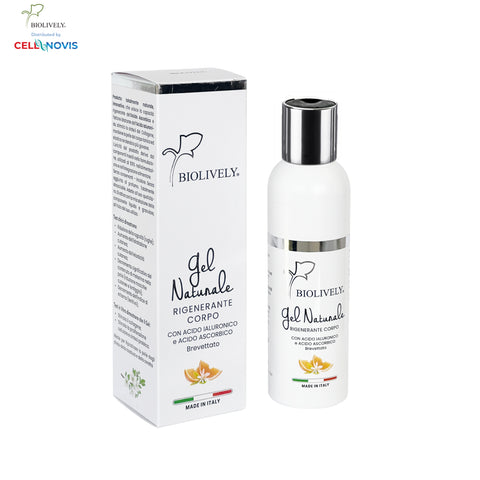 Natural Regenerating Body Gel-BIOLIVELY-with Ascorbic Acid and Hyaluronic Acid