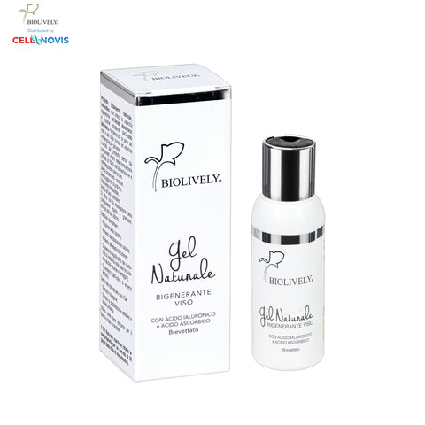 Natural Regenerating Face Gel - BIOLIVELY-with Hyaluronic Acid and Ascorbic Acid