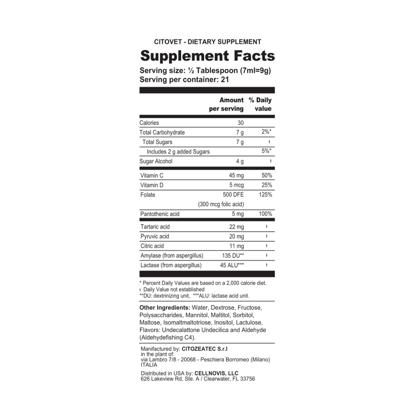 CITOVET - Veterinary Vitamins & Supplement