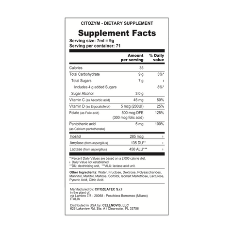 CITOZYM - Support Natural Detox, Immune and Longevity Support