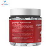 Energy Chews - Chocolate Energy Boost - Grab & Go Energy – With Real Organic Ingredients, Low Sugar, Great Bold Taste & Long Lasting Energy Boost