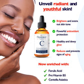 Big 2 Fl Oz. Vitamin C Face Serum. Anti Aging Dark Spot Remover Facial Serum. All-in-One Brightening Vitamin C, Niacinamide, Hyaluronic Acid & Vit E Skin Care Serum