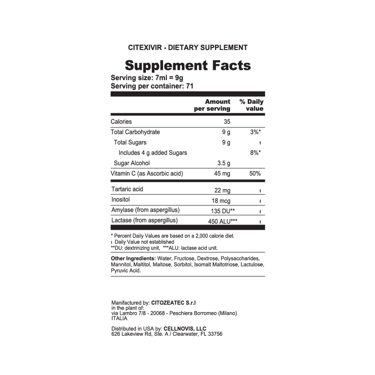 CITEXIVIR - Support Your Immune Defense and Liver