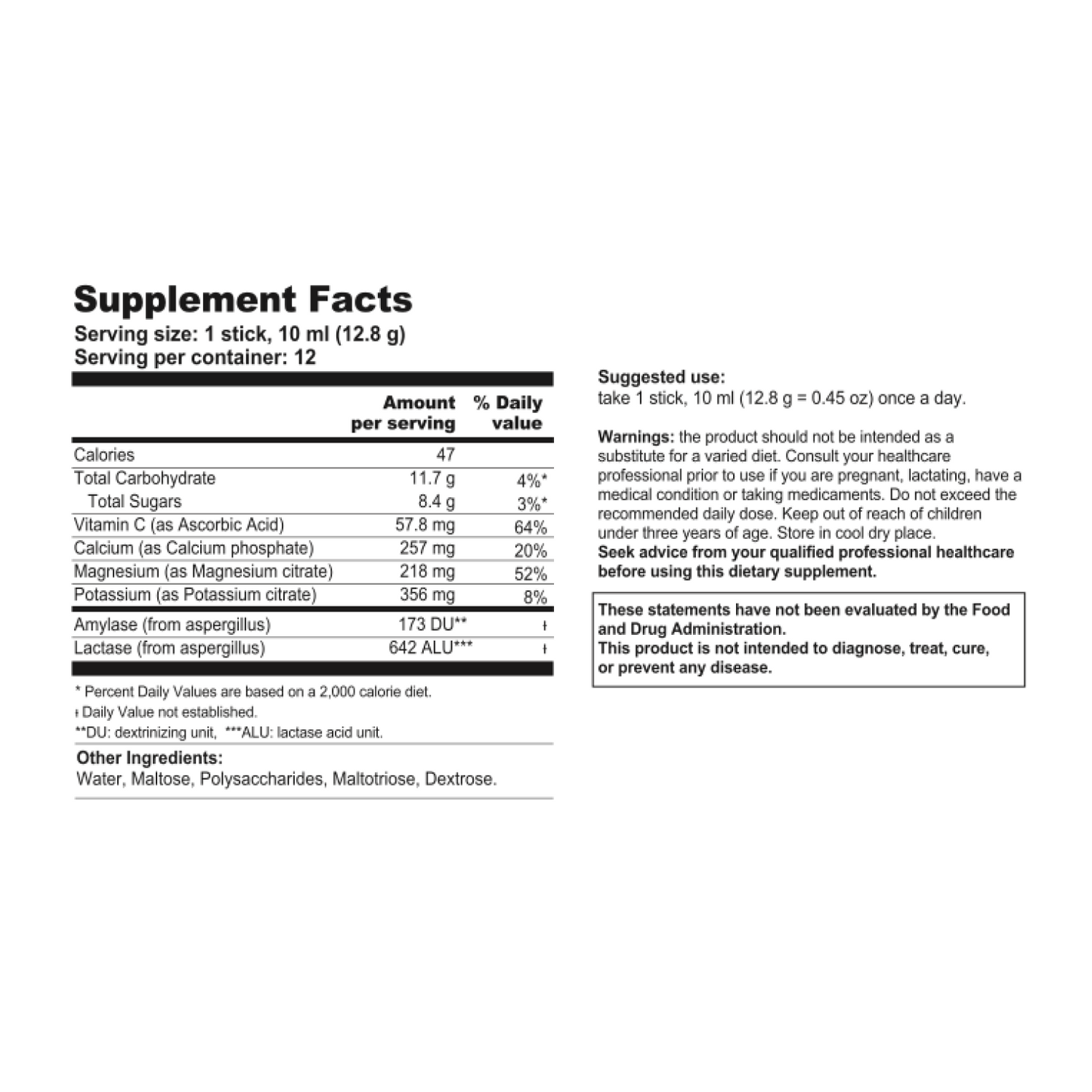 MINERAL P-450 - Calcium, Magnesium, Potassium